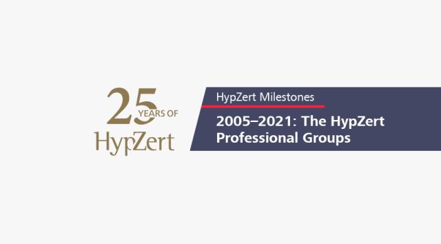 2005-2021: The HypZert Professional Groups